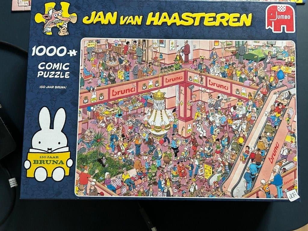 Van Haasteren (Bruna 150 jaar), Ophalen, 500 t/m 1500 stukjes, Zo goed als nieuw, Legpuzzel