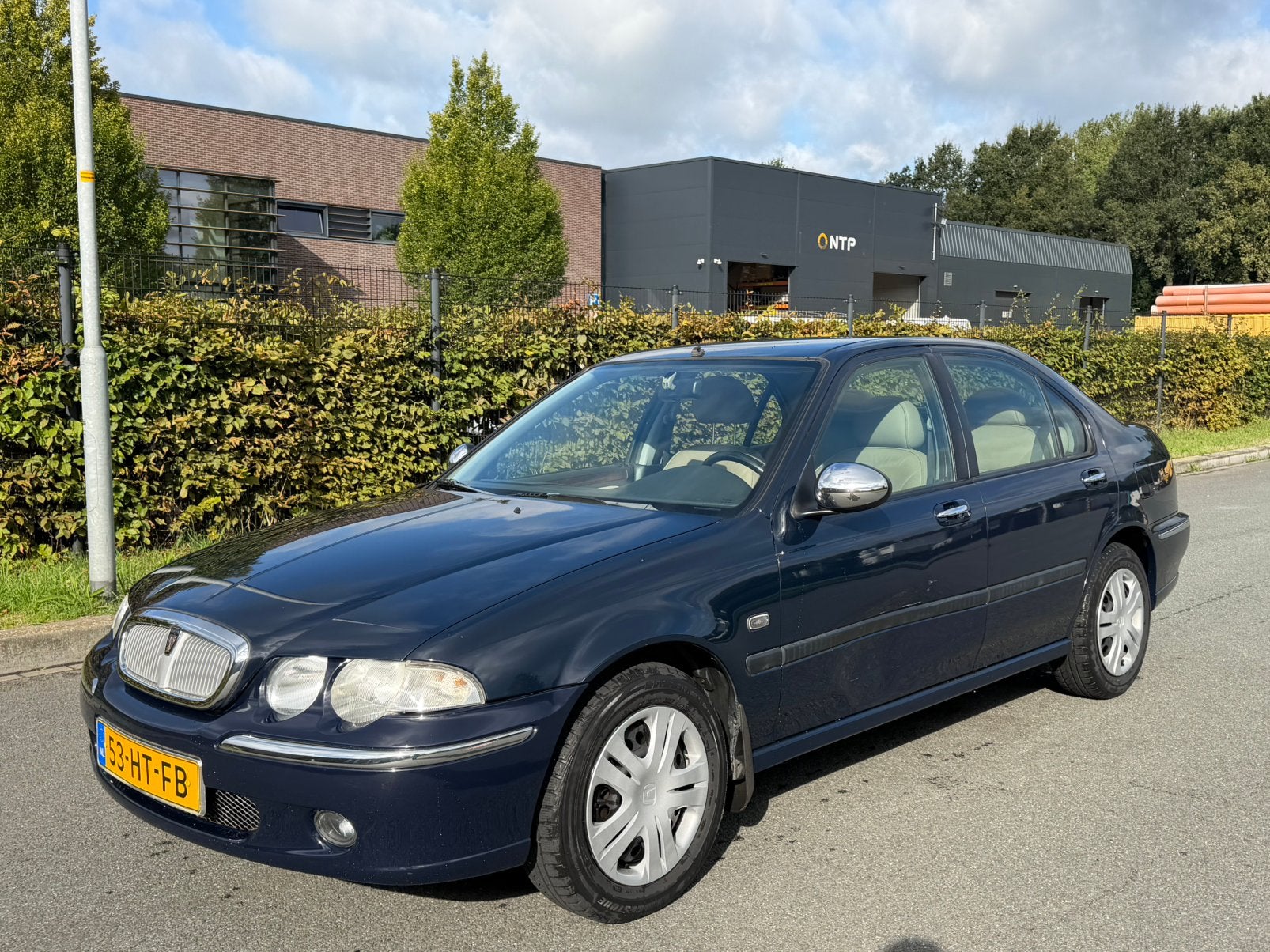 Rover 45 1.8 SDN 2001 Blauw, Auto's, Voorwielaandrijving, Beige, 4 cilinders, Blauw