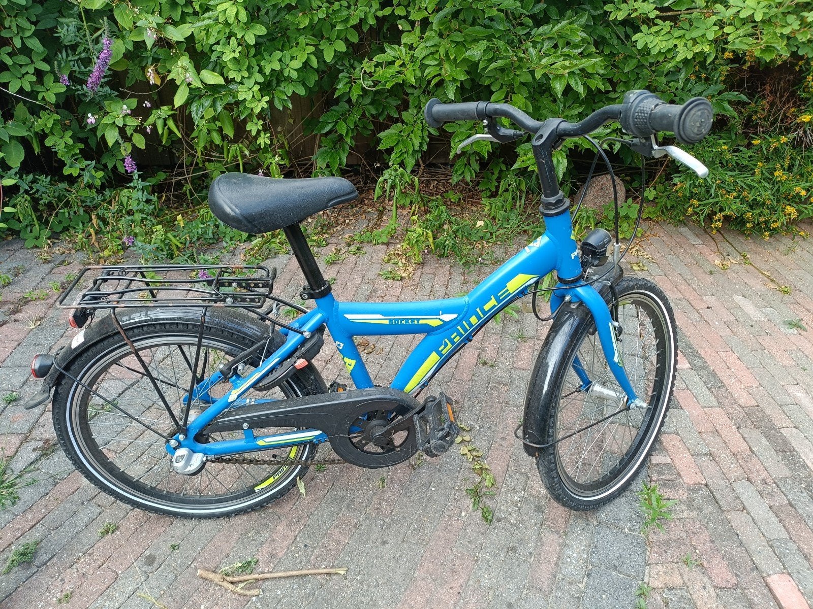 Prince Rocket kinderfiets 20 inch - Blauw, Fietsen en Brommers, Fietsen | Kinderfietsjes, Ophalen, Velgrem, Prince, 16 tot 20 inch
