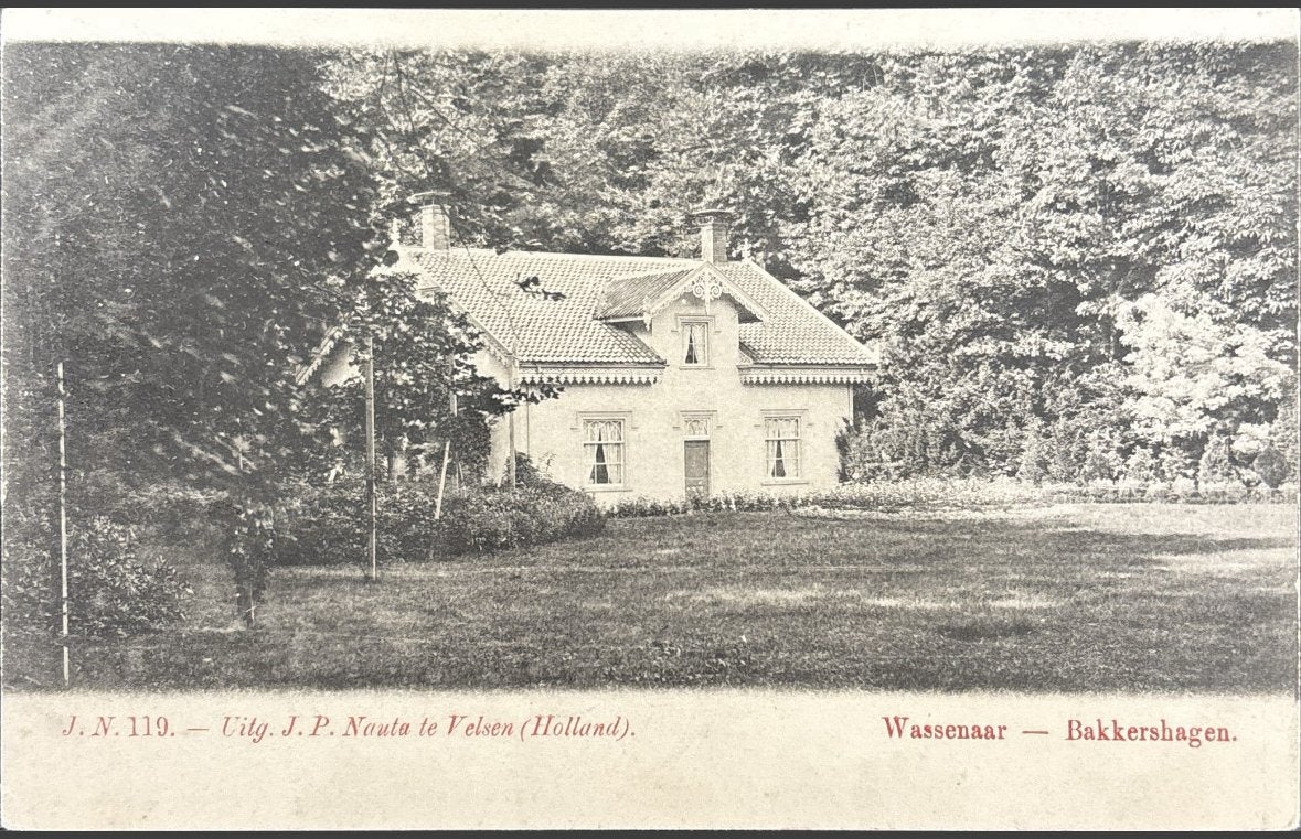 Wassenaar, Bakkershagen, Ophalen of Verzenden, 1920 tot 1940, Ongelopen