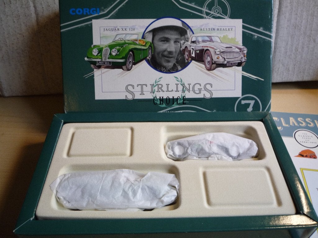 Sterlings Choice Giftset Jaguar XK/Austin Healy Corgi Toys, Hobby en Vrije tijd, Modelauto's | 1:43, Ophalen of Verzenden, Zo goed als nieuw