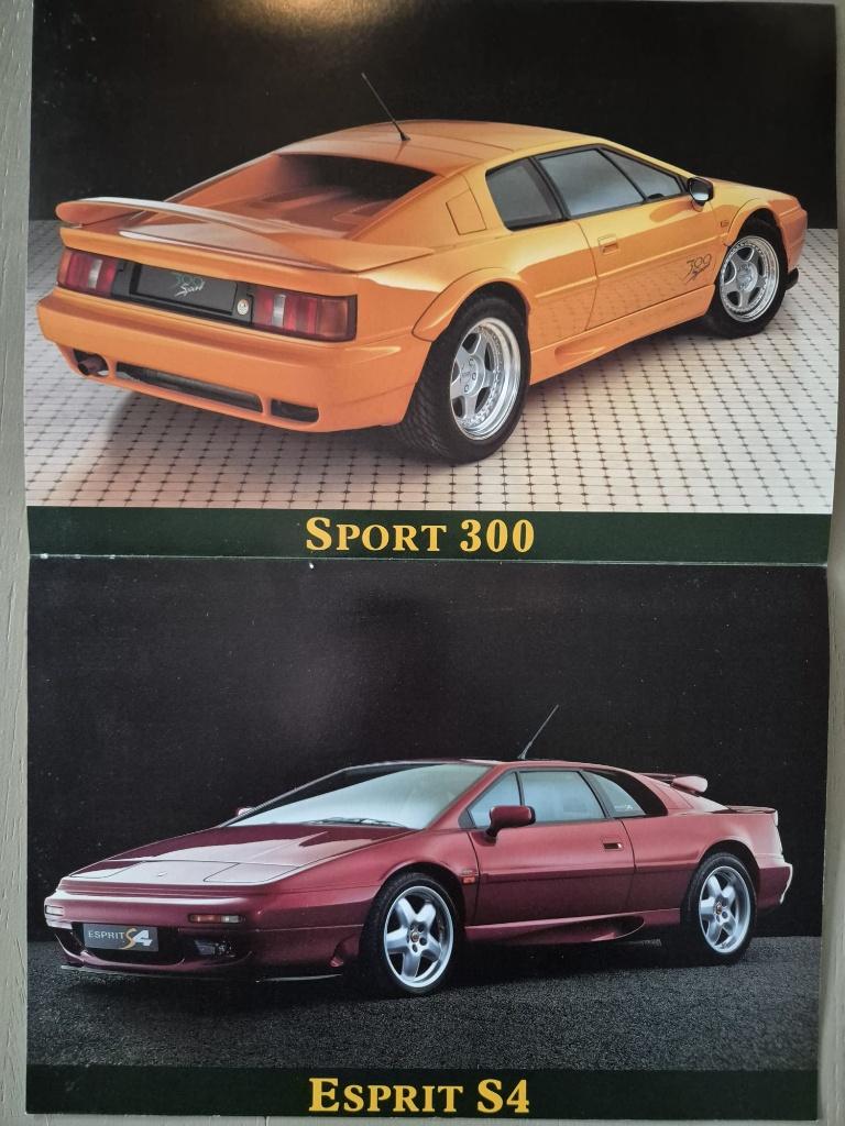 Lotus Esprit Sport 300 persmap. PLUS Lotus Elan en meer!, Verzenden, Zo goed als nieuw, Overige merken