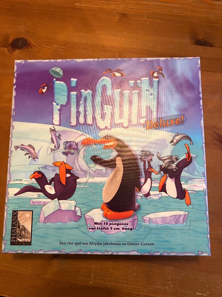Pinguïn Deluxe! Bordspel, Hobby en Vrije tijd, Gezelschapsspellen | Bordspellen, Een of twee spelers, Ophalen of Verzenden, Zo goed als nieuw