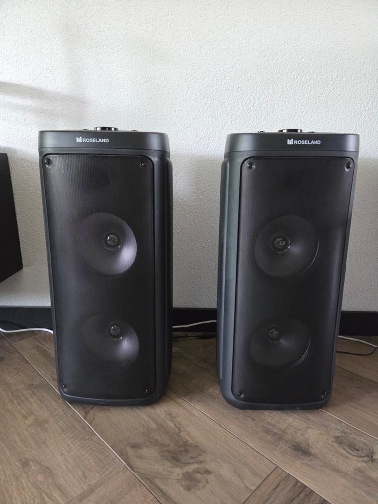 Roseland RS-120 Bluetooth Speakers met LED Verlichting, Audio, Tv en Foto, Luidsprekers, Overige merken, Ophalen of Verzenden