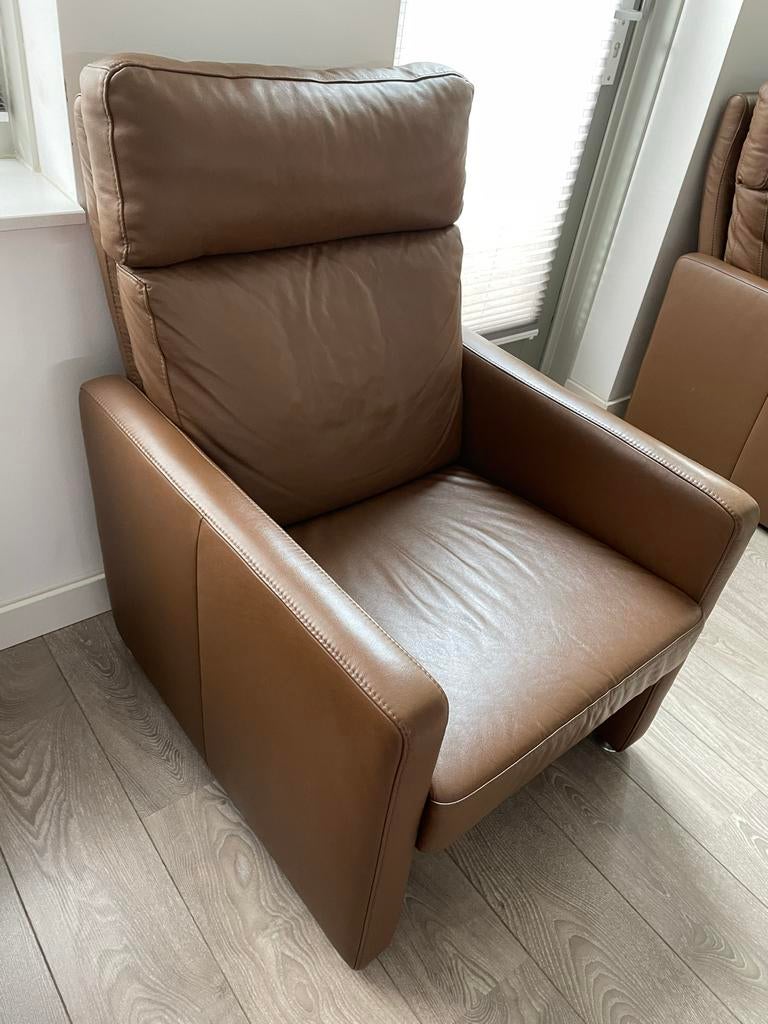 Fauteuil’s Leer Design, Huis en Inrichting, Fauteuils, Ophalen, Vintage/ modern, Nieuw, 75 tot 100 cm
