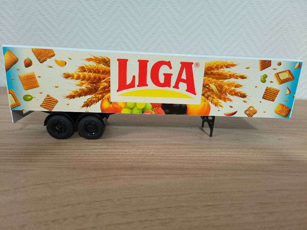 Lion Car oplegger 9, Ophalen of Verzenden, Gebruikt, Bus of Vrachtwagen, Lion Toys