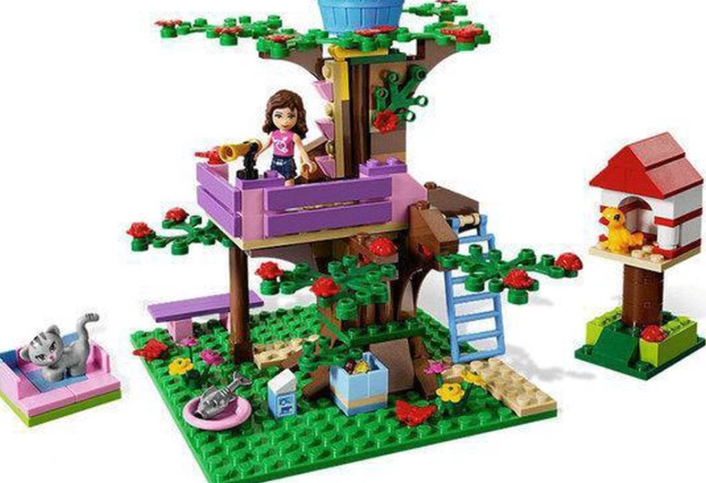 LEGO Friends 3065 Olivia's Boomhut – Compleet, Lego, Friends, Ophalen of Verzenden, Zo goed als nieuw