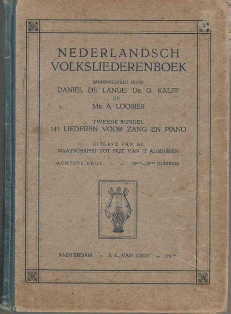 Nederlandsch volksliederenboek Tweede bundel 1919^^, Ophalen of Verzenden