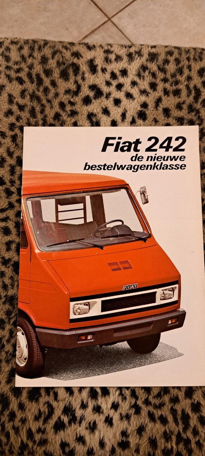 fiat 242 brochure 1978, Ophalen of Verzenden, Zo goed als nieuw, Overige merken