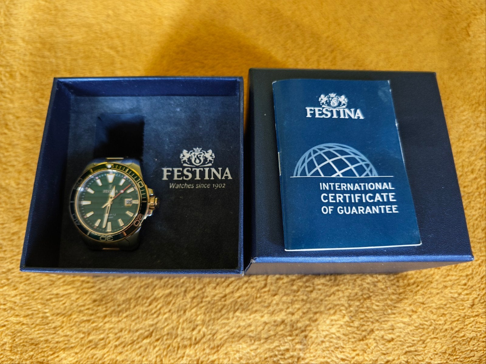 Festina F20362/3 Analoog Quartz Chronograaf Horloge, Overige merken, Staal, Staal, Polshorloge