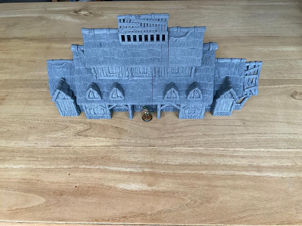 3d-geprint langhuis- Dnd, Ophalen of Verzenden, Nieuw, Overige soorten, Toebehoren