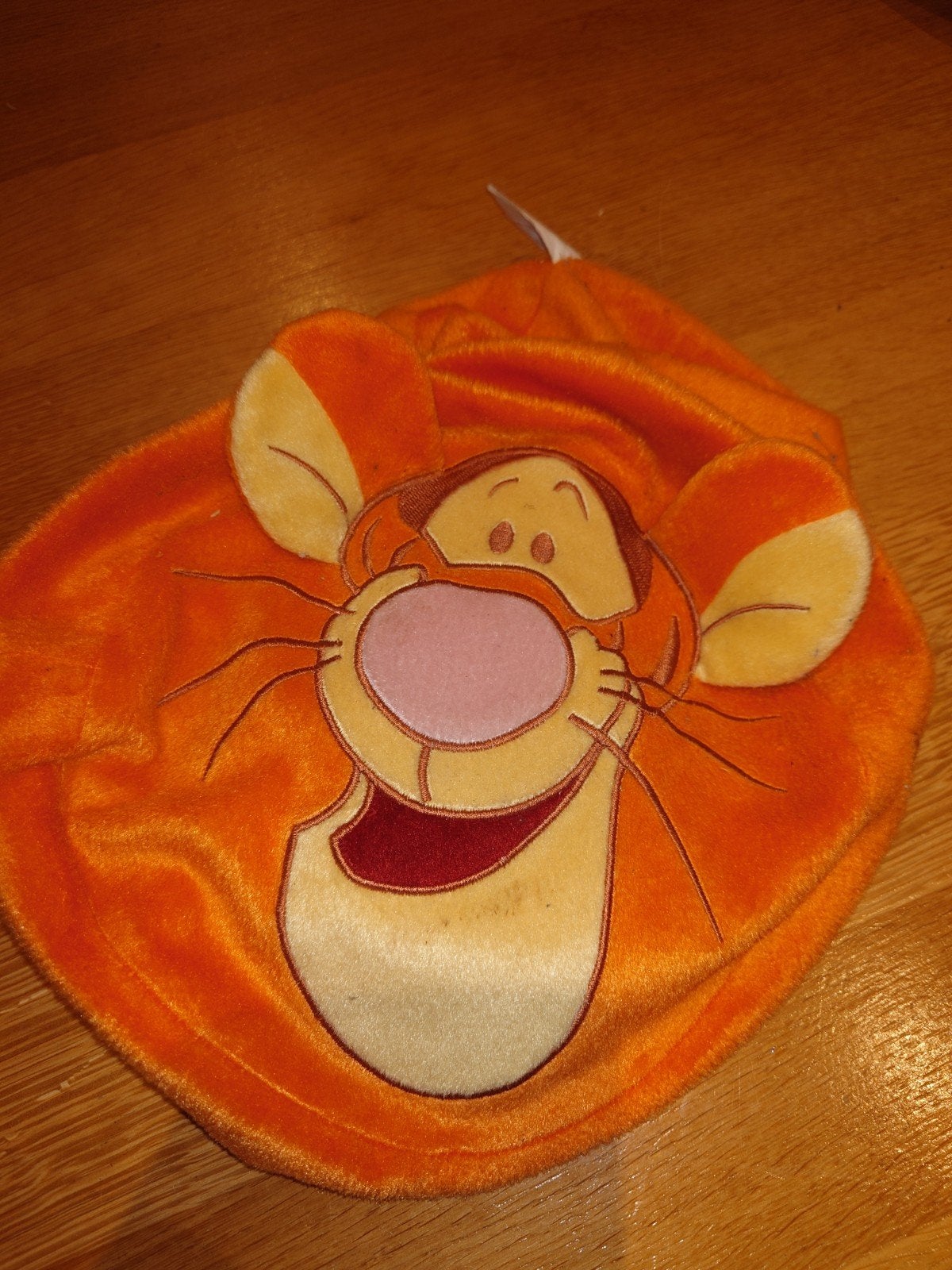 Tijger Oranje Opbergzak met Rits  wk Tijgetje Tas Stof Doos, Oranje, Gebruikt, Overige merken, Overige karakters