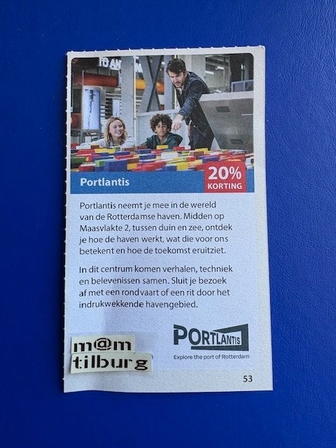 Portlantis 20% korting tot 1-7-2027, Drie personen of meer, Kortingsbon, Overige typen