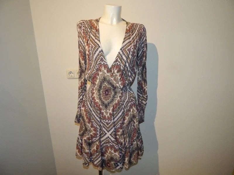 Michael Kors prachtige jurk mooie print elastische taille M, Kleding | Dames, Maat 38/40 (M), Michael Kors, Zo goed als nieuw