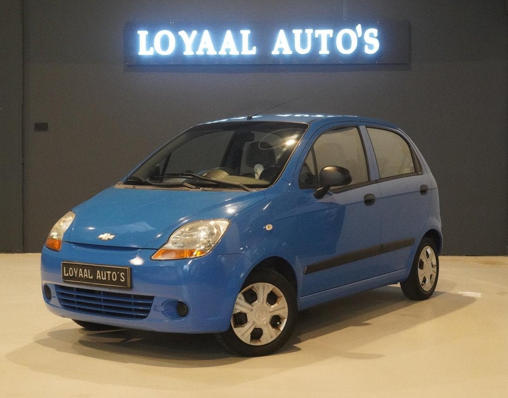 Chevrolet Matiz 0.8 Spirit | APK | BLUETOOTH | ELEK.RAMEN |, Auto's, Voorwielaandrijving, Stof, Gebruikt, Blauw