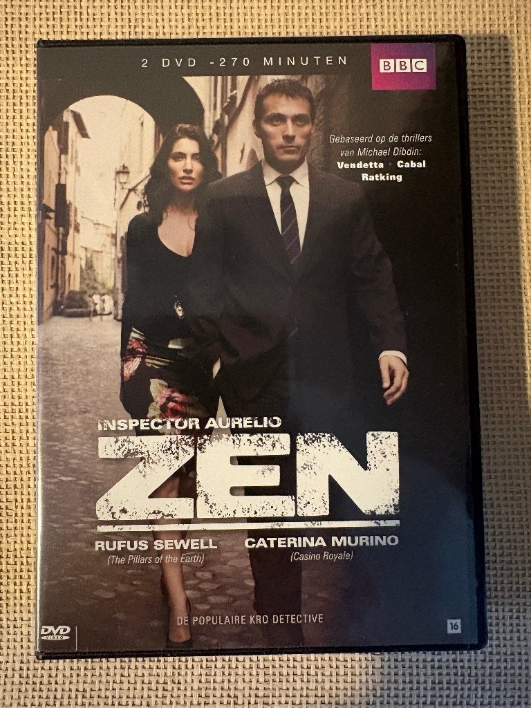 INSPECTOR AURELIO ZEN miniserie, Cd's en Dvd's, Alle leeftijden, Ophalen of Verzenden, Zo goed als nieuw, Misdaad