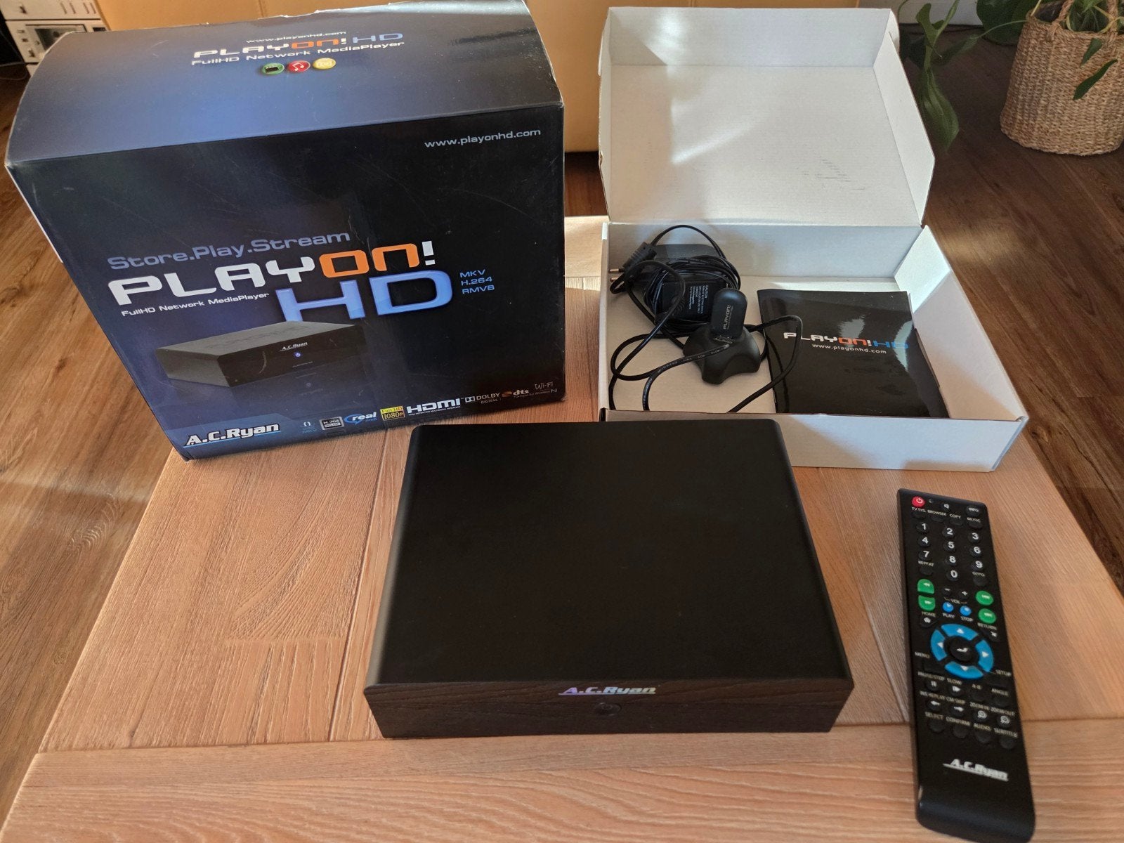 AC Ryan Playon! HD Full HD Netwerk Mediaspeler, Ophalen of Verzenden, Zo goed als nieuw, HDMI, Zonder harde schijf