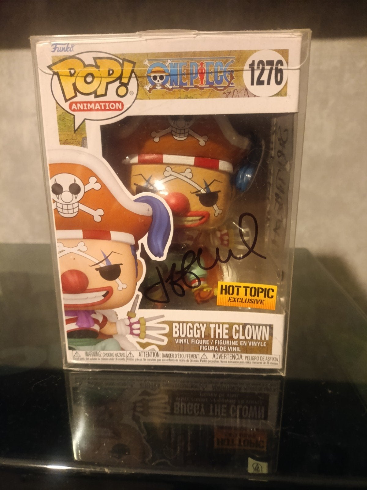 Funko Pop Buggy The Clown Gesigneerd One Piece, Ophalen of Verzenden, Nieuw