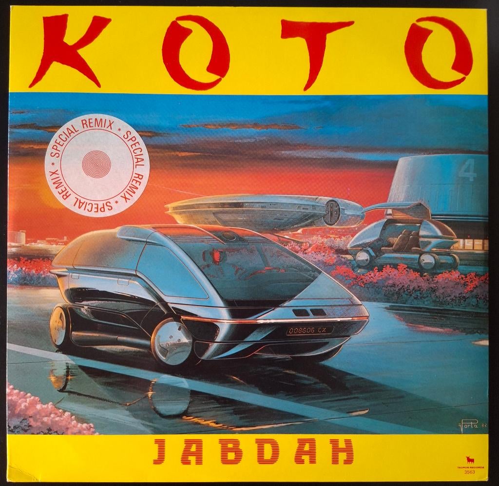 Koto: Jabdah  Maxi single vinyl, Cd's en Dvd's, Vinyl Singles, Gebruikt, Maxi-single, Ophalen of Verzenden, Pop