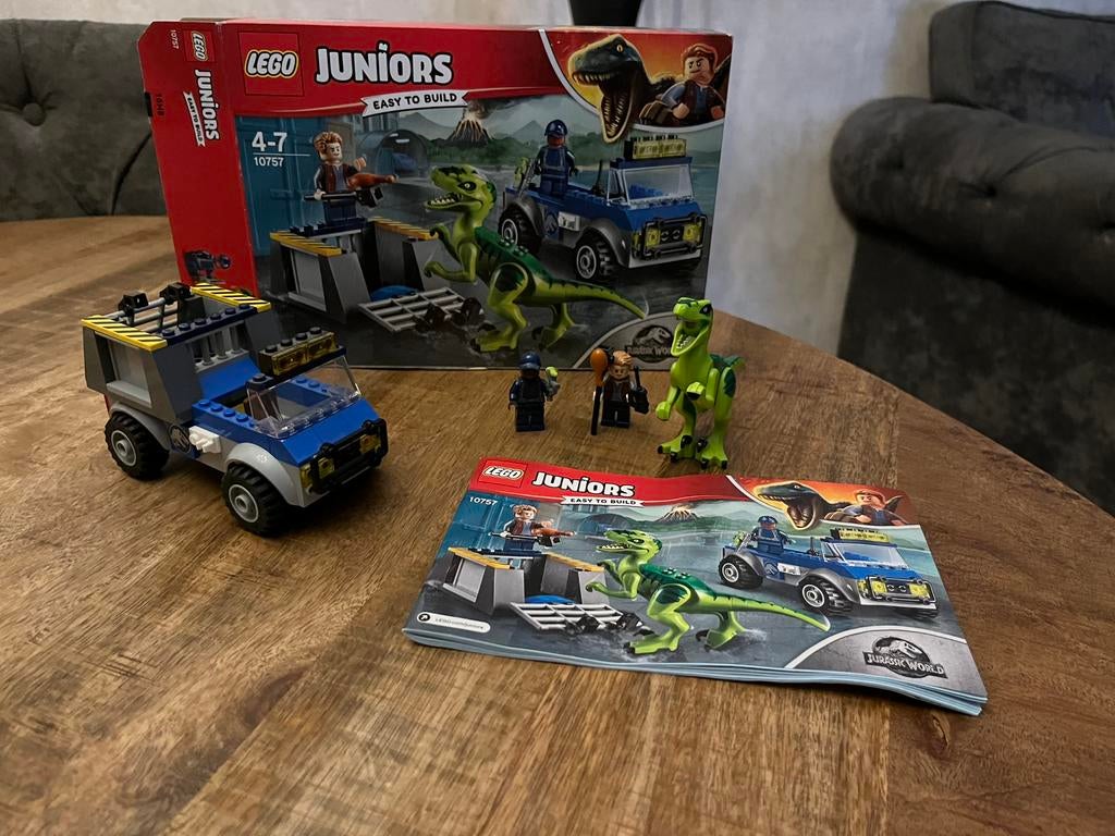Lego 10757 Jurassic World Juniors Easy To Build, Ophalen of Verzenden, Zo goed als nieuw, Complete set, Lego