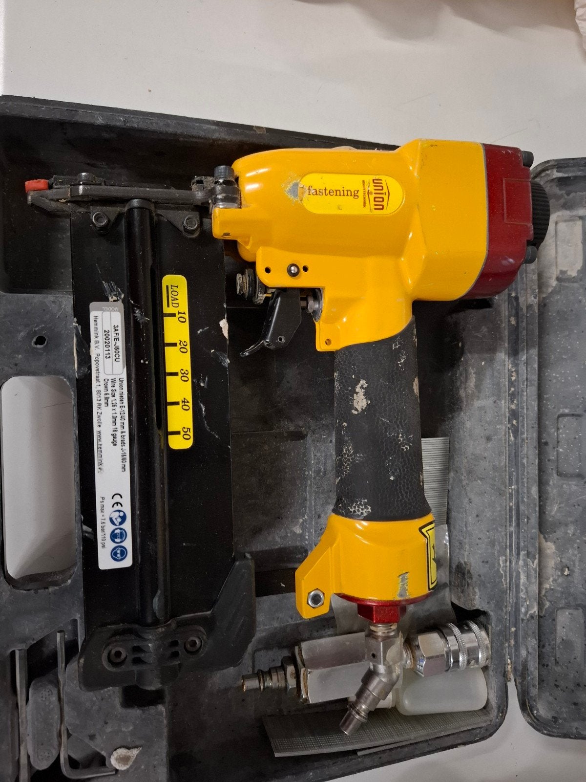 Union Fastening JAF/E-J60CU tacker, Ophalen of Verzenden, Gebruikt, Tacker/nietmachine, Overige merken