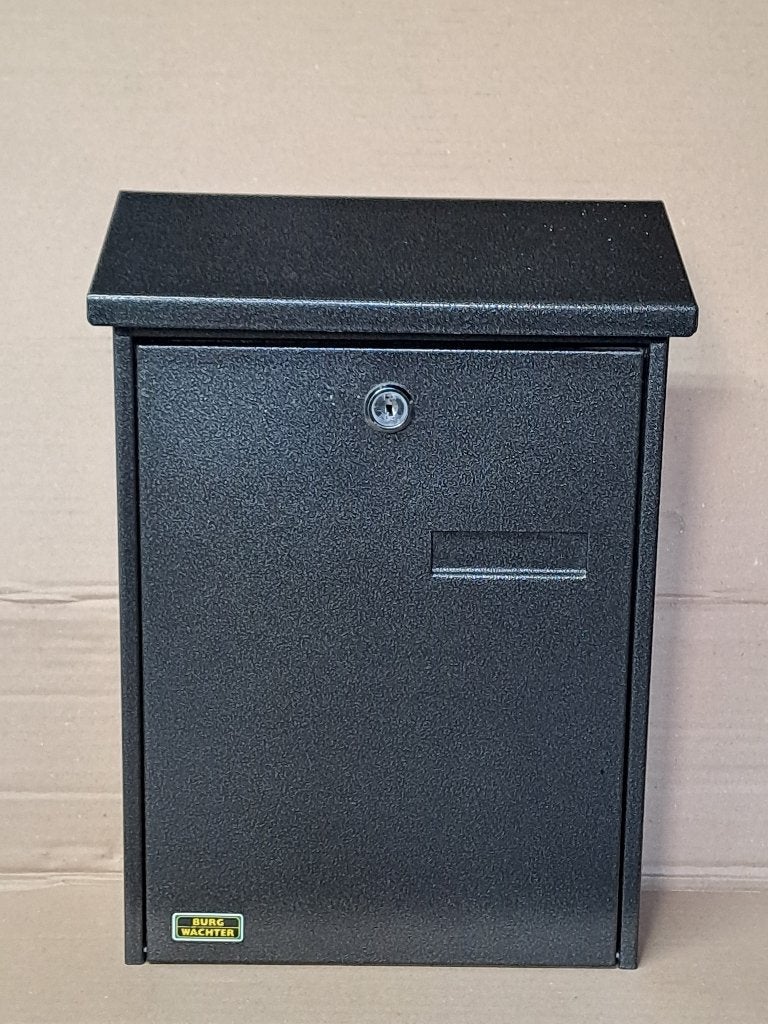 Te koop Metalen Brievenbus Postbus BURG WÄCHTER, Verzenden, Gebruikt, IJzer, Wandbrievenbus
