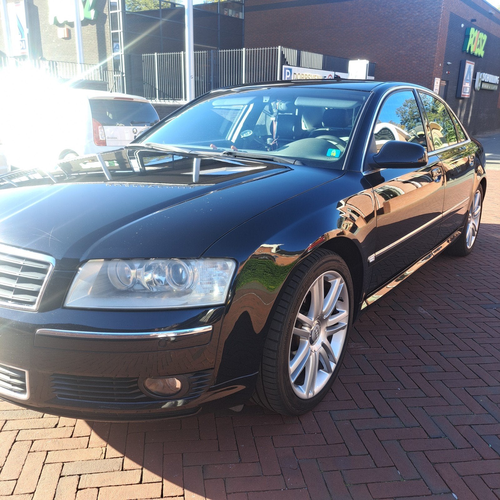 Audi A8 3.0:::::::270000km., 1645 kg, Zwart, Particulier, Sedan