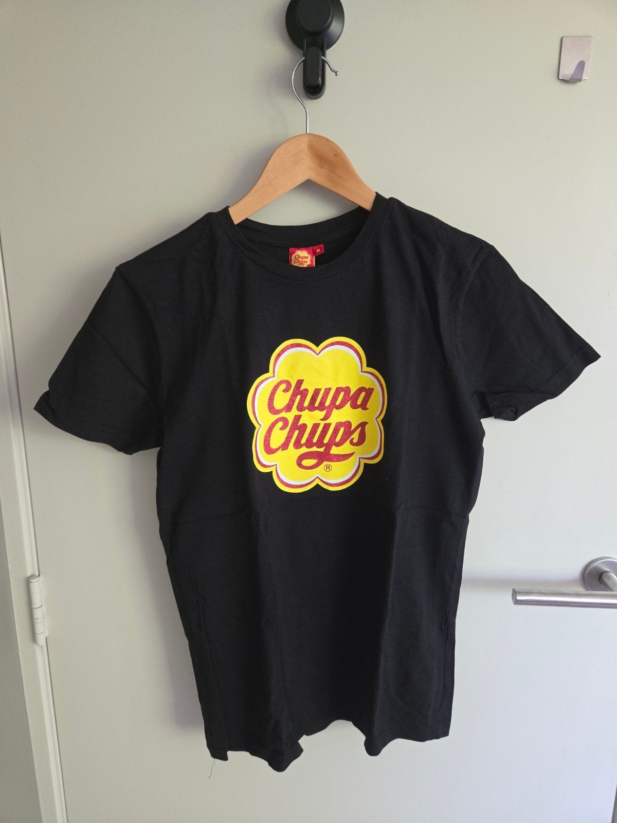 Zwart Chupa Chups T-shirt - Maat M, Maat 38/40 (M), Zwart, Zo goed als nieuw, Korte mouw