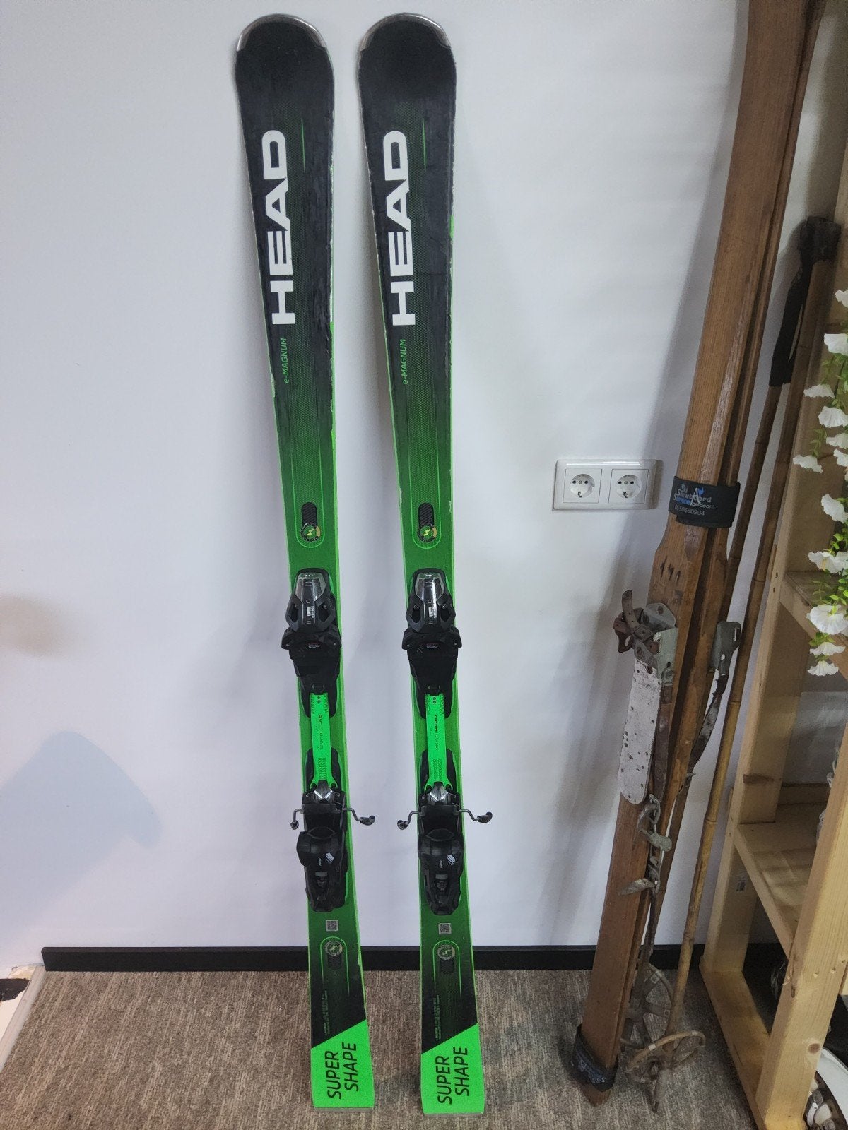 Head Supershape e-Magnum ski's - gewaxt en geslepen, 160 tot 180 cm, Gebruikt, Ophalen of Verzenden, Skiën