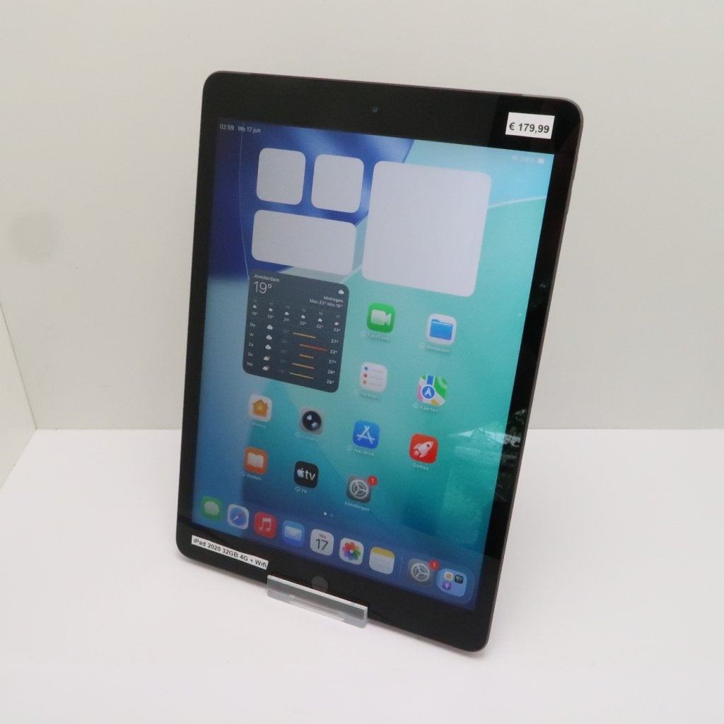 iPad 2020 8th Gen 32GB 4G + Wifi | in Prima Staat, Computers en Software, Apple iPads, Apple, Zo goed als nieuw, Support@apple.com