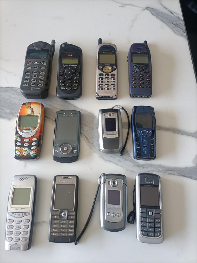 Vintage mobiele telefoons: Sony, Nokia, Samsung, Panasonic, Ophalen of Verzenden