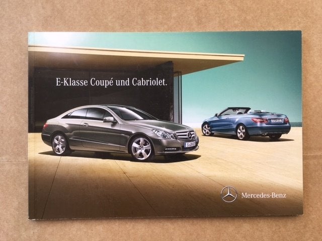 Mercedes-Benz E-Klasse Coupé en Cabriolet brochure   12-2011, Ophalen of Verzenden, Zo goed als nieuw, Mercedes