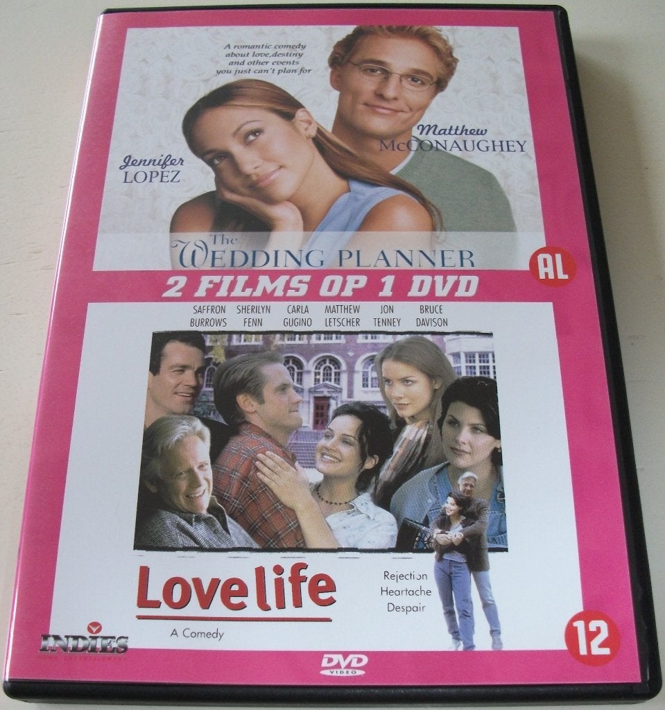 Film-Pack *** WEDDING PLANNER & LOVE LIFE *** 2 Films, Engels, Alle leeftijden, Nederlands, Ophalen of Verzenden