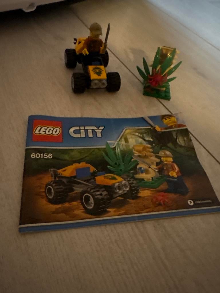 Lego City 60156 Jungle Buggy met minifiguur en instructies, Ophalen, City, Lego, Zo goed als nieuw