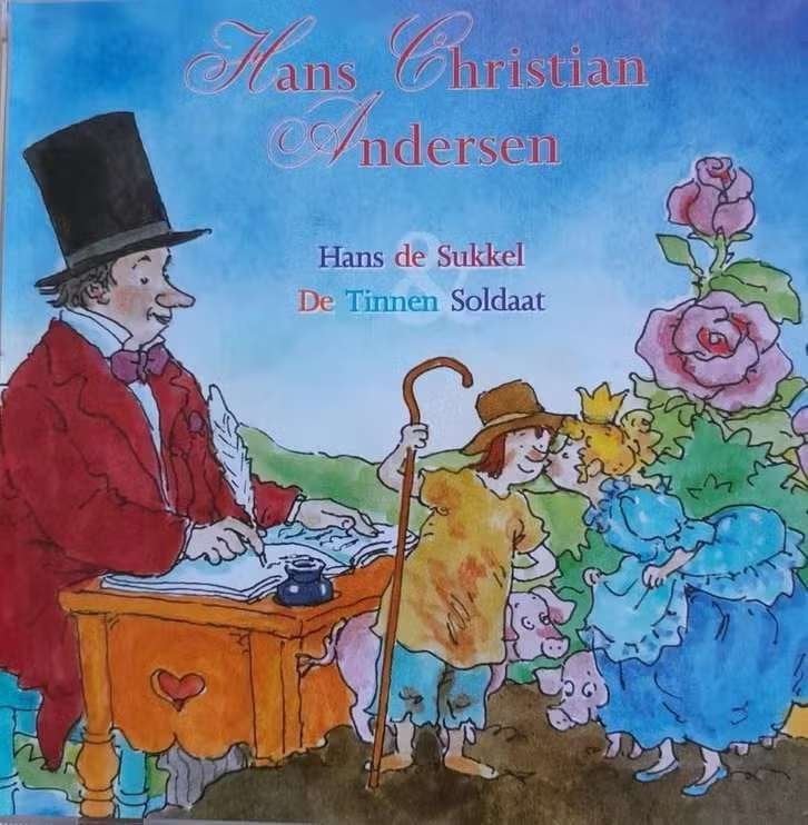 CD Hans de sukkel & De tinnen soldaat luisterboek Andersen, Gebruikt, Luisterboek, Ophalen of Verzenden, Album