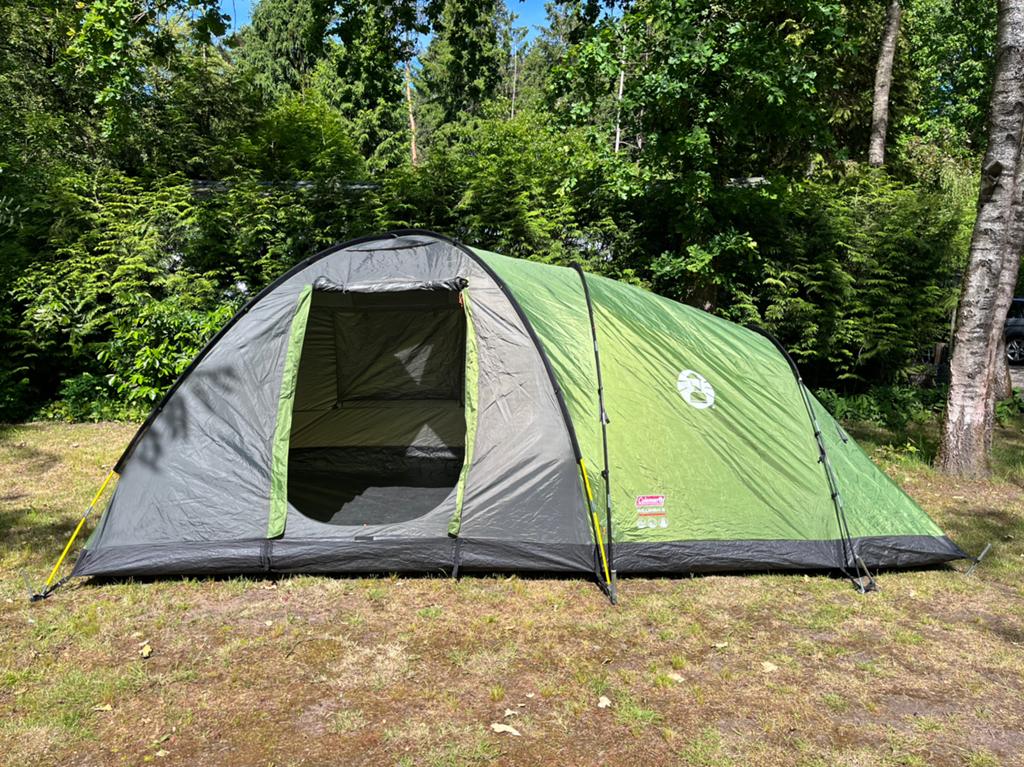 Coleman Raleigh 5 pers. Tent, Caravans en Kamperen, Tenten, Ophalen of Verzenden, Gebruikt, Tot en met 5