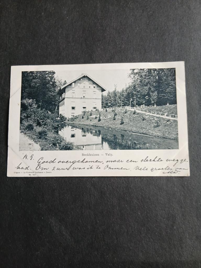 Velp , beekhuizen   gelopen 1904, Ophalen of Verzenden, Voor 1920, Gelopen, Gelderland
