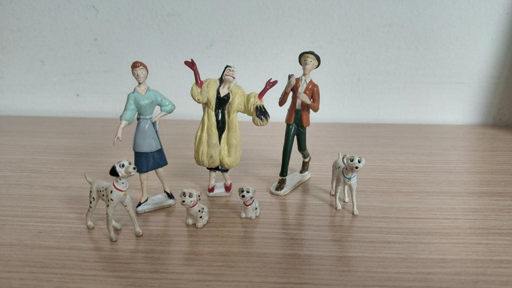 Disney poppetjes 101 dalmatiers, Ophalen of Verzenden, Zo goed als nieuw