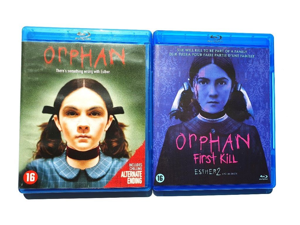 Orphan + Orphan First Kill (2 disc), Ophalen of Verzenden, Zo goed als nieuw, Horror