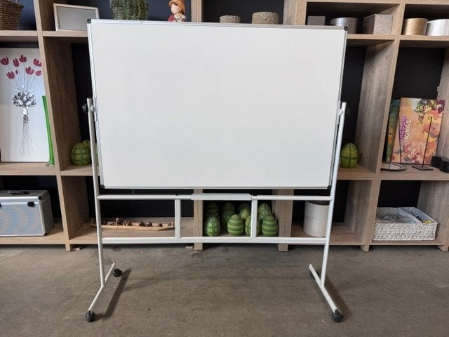 Whiteboard op wielen 162/150x56xH100/181 cm ,125€/st, 19 st, Ophalen of Verzenden, Mobiel, Gebruikt, Whiteboard