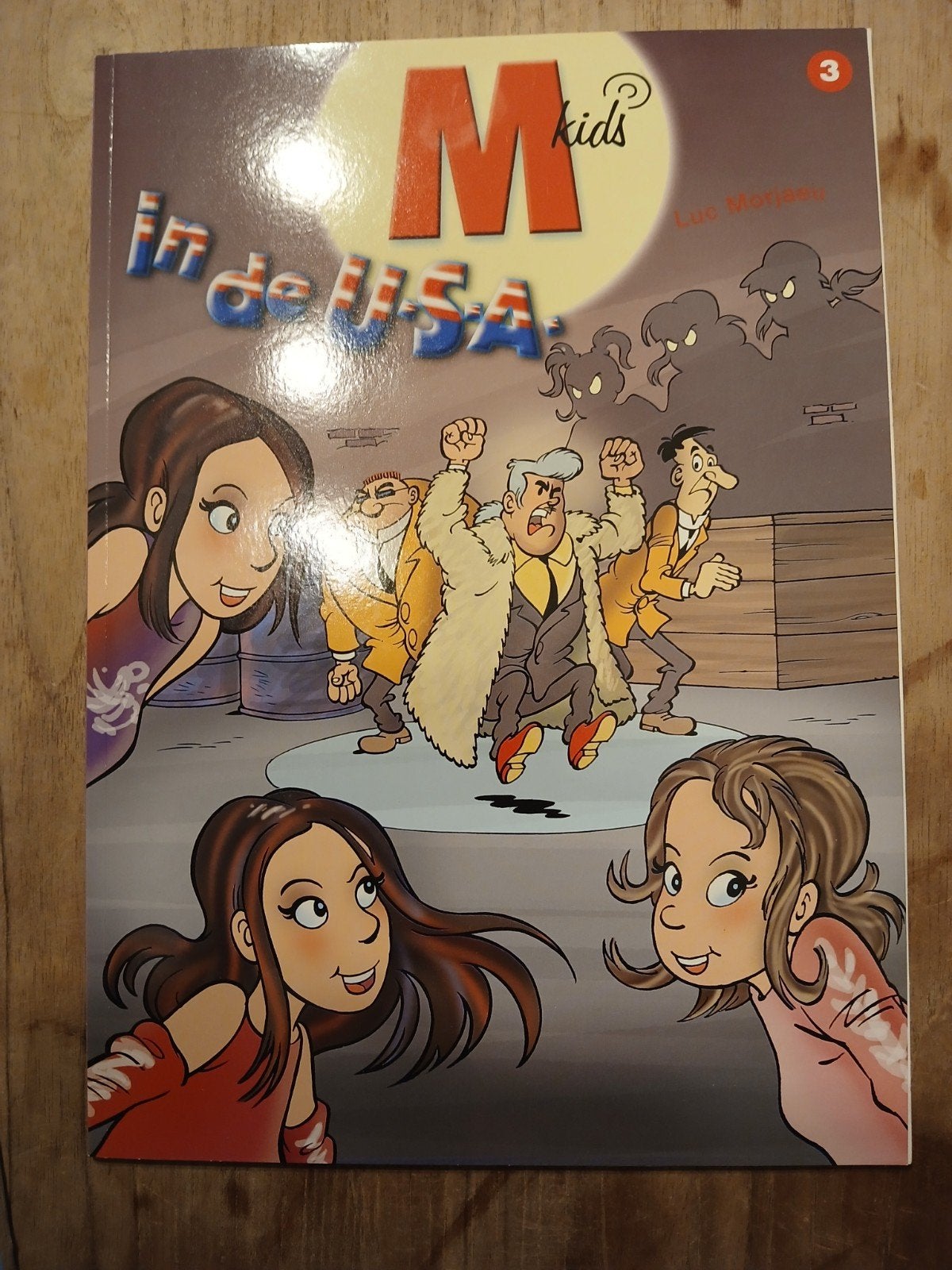 M Kids in de USA - Stripboek (Zo goed als nieuw), Boeken, Eén comic, Europa, Ophalen of Verzenden, Zo goed als nieuw
