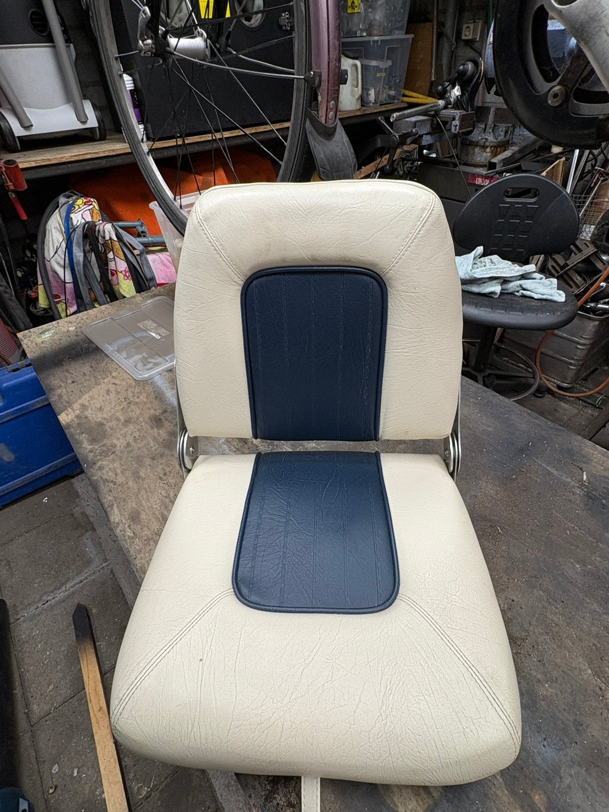 Allpha bootstoel met draaiplateau, Ophalen, Zo goed als nieuw, Overige typen, Motorboot