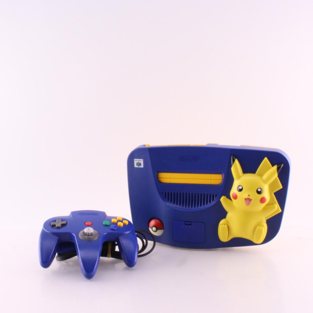 Nintendo 64 Pikachu Editie | Incl controller | A-grade, Spelcomputers en Games, Spelcomputers | Nintendo 64, Nintendo, Zo goed als nieuw