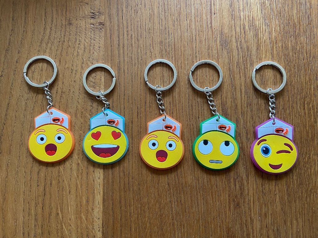 5 nieuwe emoji sleutelhangers, Verzamelen, Ophalen of Verzenden, Nieuw, Overige typen