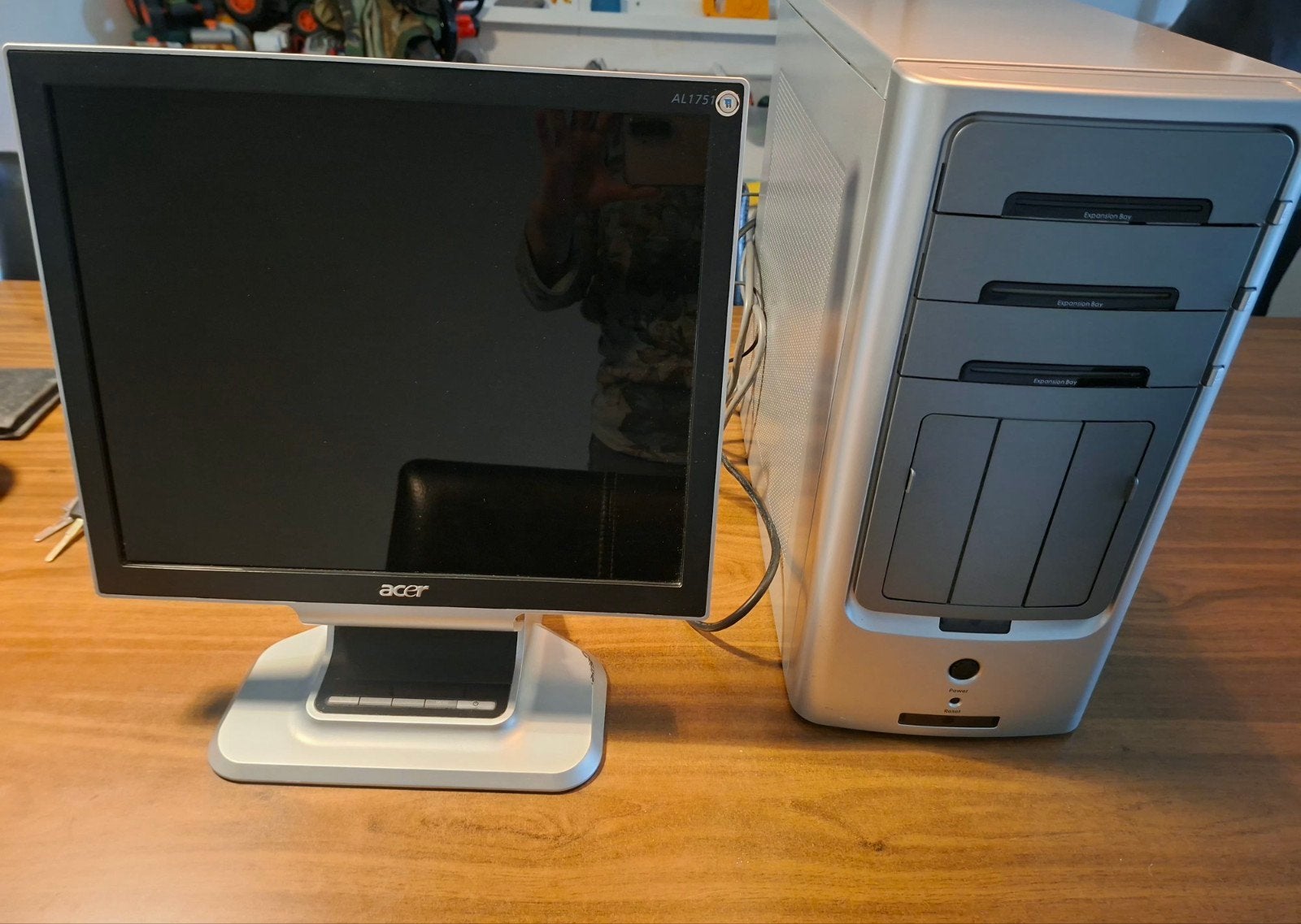 Desktop PC met Acer AL1716 monitor, Computers en Software, Ophalen