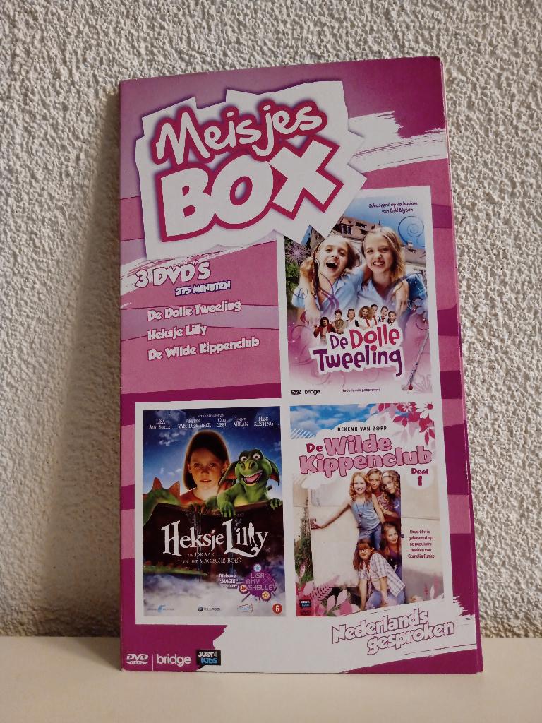 3 DVD'S Meisjes Box, Alle leeftijden, Ophalen of Verzenden, Gebruikt, Overige genres