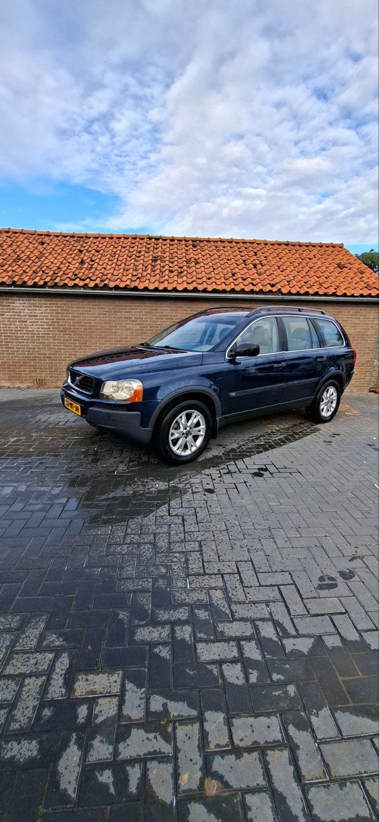 Prachtige volvo XC90  van 2004, Auto's, Automaat, Beige, Parkeersensor, Blauw