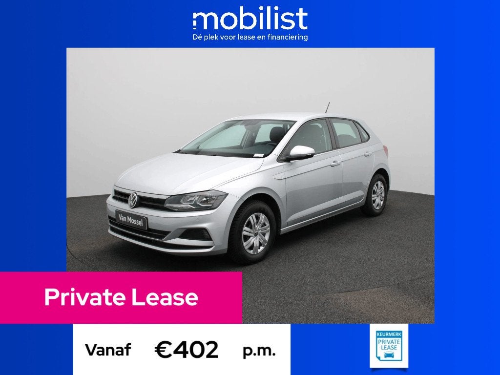 Volkswagen Polo 1.0 MPI Trendline (bj 2021), Private lease, Gebruikt, Bedrijf, Handgeschakeld