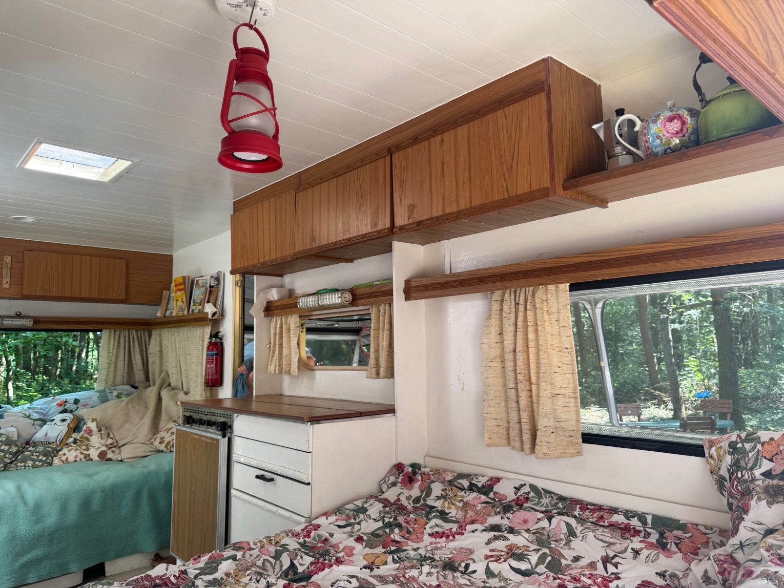 Leuke gepimpte vintage caravan, Ophalen, Zo goed als nieuw