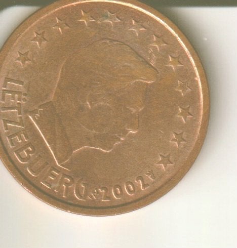 2 cent 2002 luxemburg, Postzegels en Munten, Munten | Europa | Euromunten, Verzenden, Luxemburg